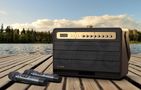 Wireless Bluetooth Speaker W-KING K6L 120W + 2 microphones (brown), W-KING K6L brown