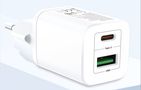 Mini Wall Charger XO HN238A 30W, PD (white), XO HN238A