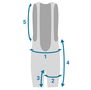 Rockbros RK2002M short bib shorts with M insert - black, Rockbros 7319476961290 7319476961290