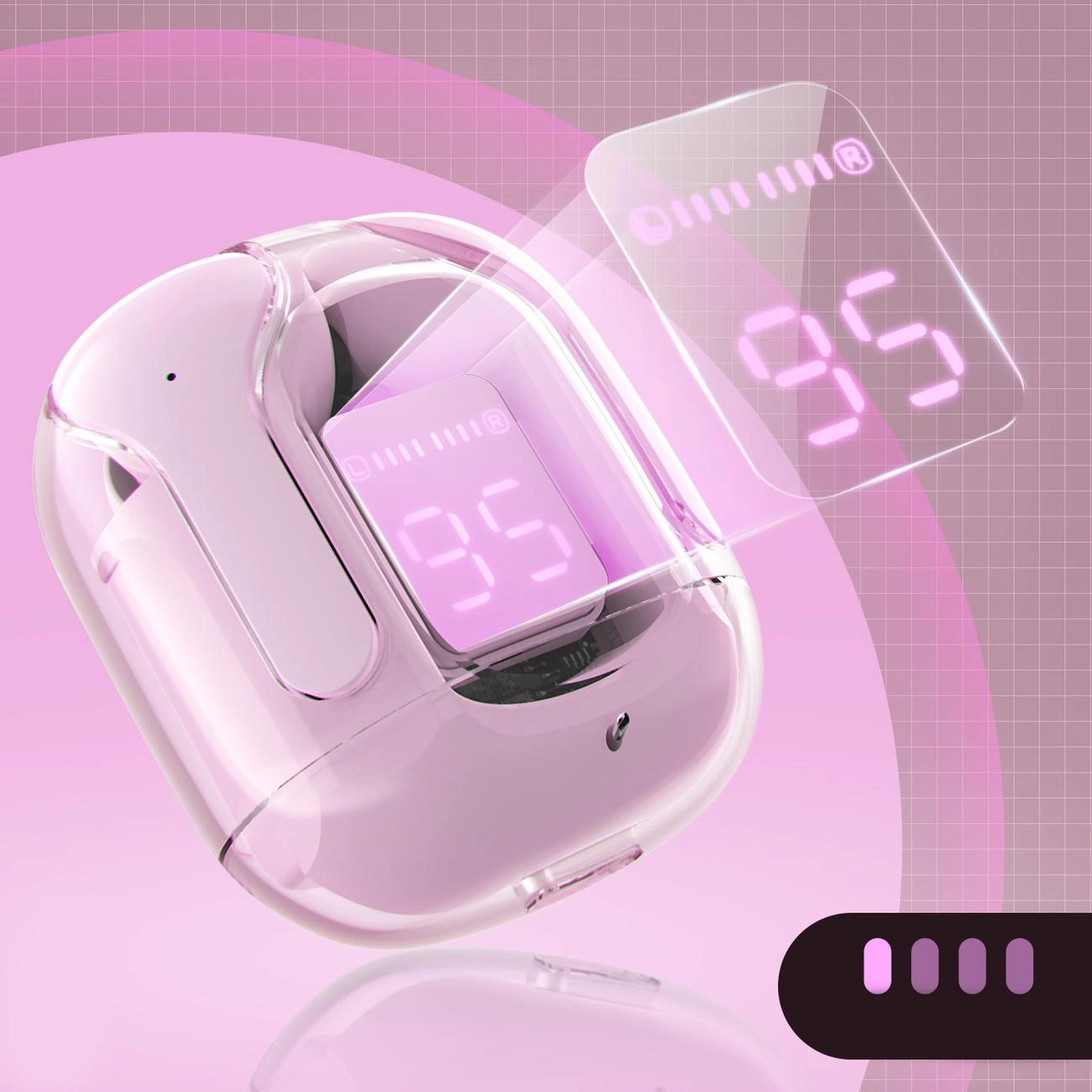 Acefast T6 TWS Bluetooth In-Ear Wireless Headphones - Pink, Acefast 6974316281566 6974316281566