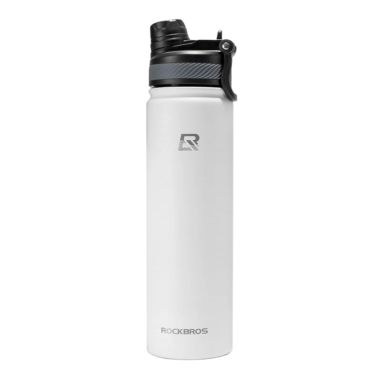 Rockbros 35210029006 thermal bicycle bottle for drinks 650 ml - white, Rockbros 7683507140870 7683507140870
