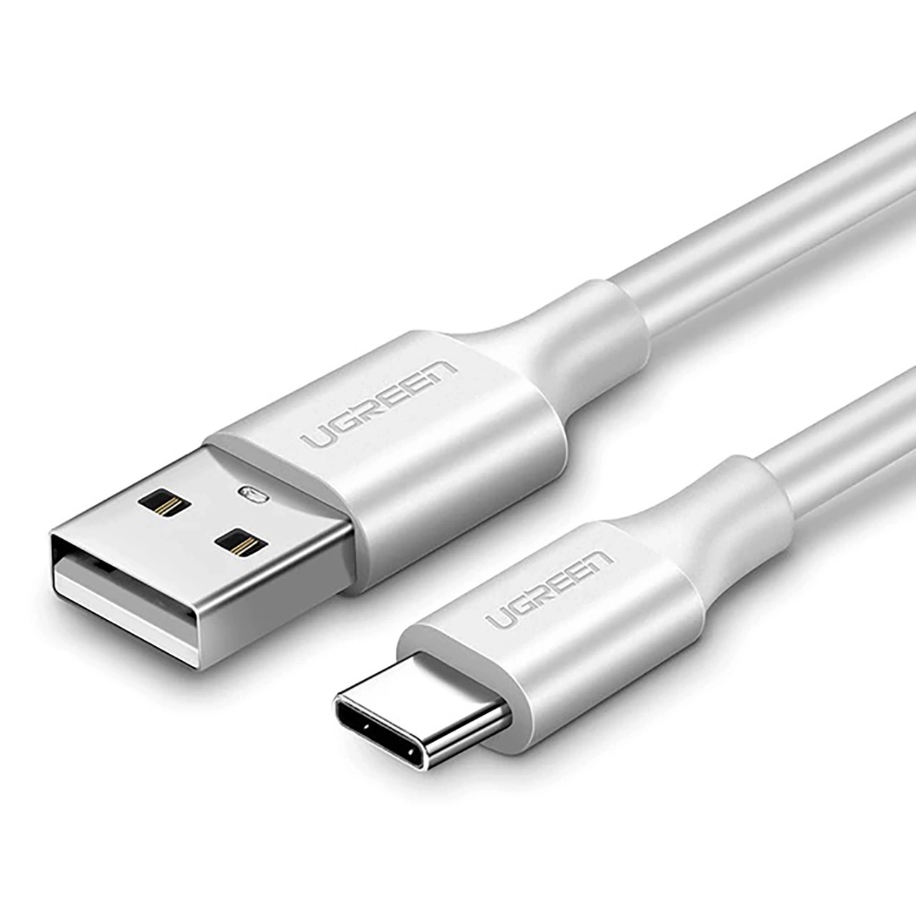 Ugreen US287 60119 USB-A / USB-C 3A Cable 0.25m - White, Ugreen 60119-ugreen 60119-ugreen