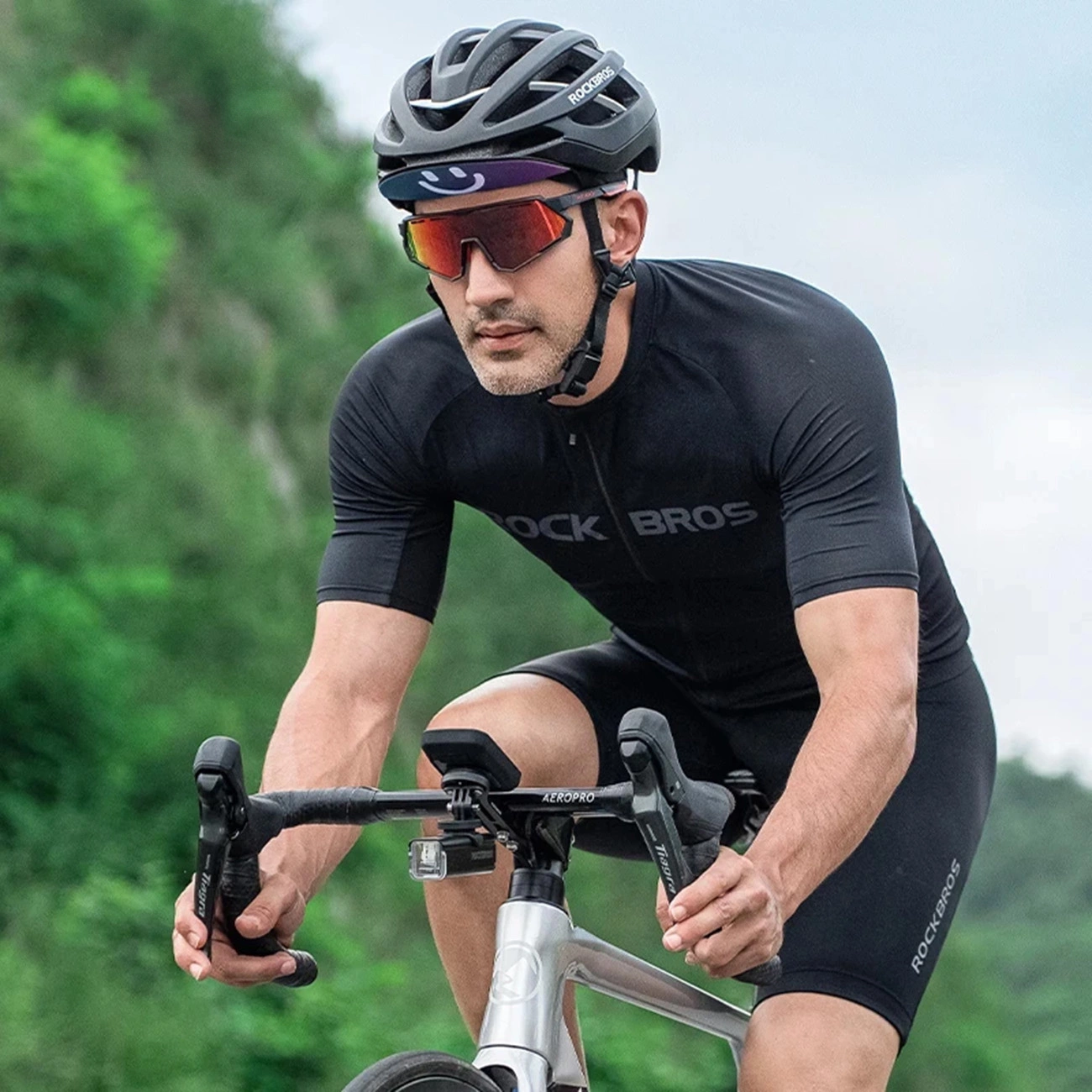 Rockbros 18230005001 cycling cap with peak - black, Rockbros 7793598347499 7793598347499