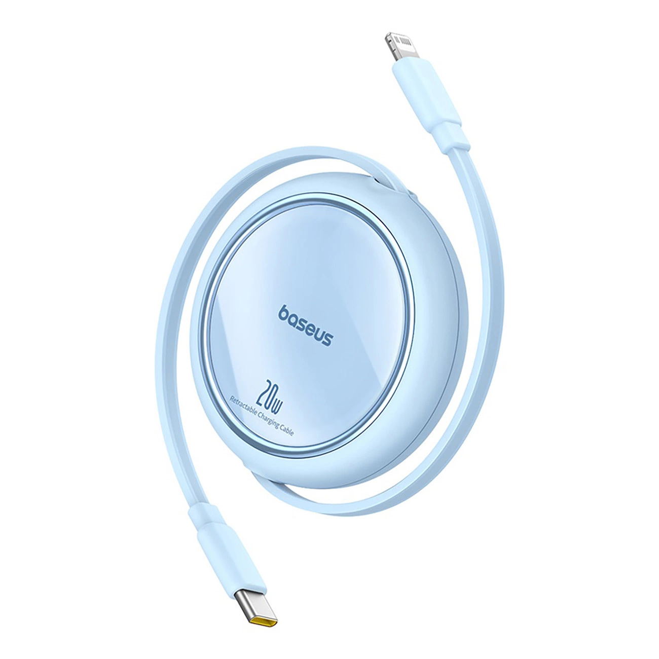 Baseus Free2Pull Cable Retractable USB-C / Lightning 20W 1m - Blue, Baseus P10364501311-00 P10364501311-00