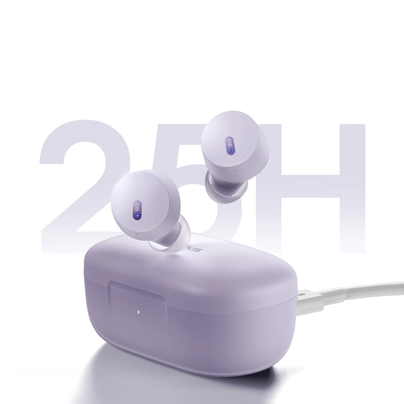 Baseus Bowie E18 Wireless TWS ENC IPX4 Earphones - Purple, Baseus 6932172657239 6932172657239