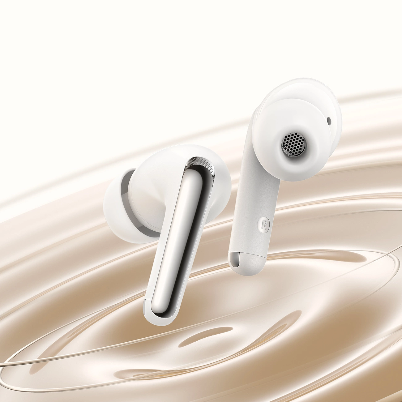 Joyroom Funpods JR-FN1 wireless in-ear TWS Bluetooth 5.4 ANC ENC headphones - white, Joyroom JR-FN1_W