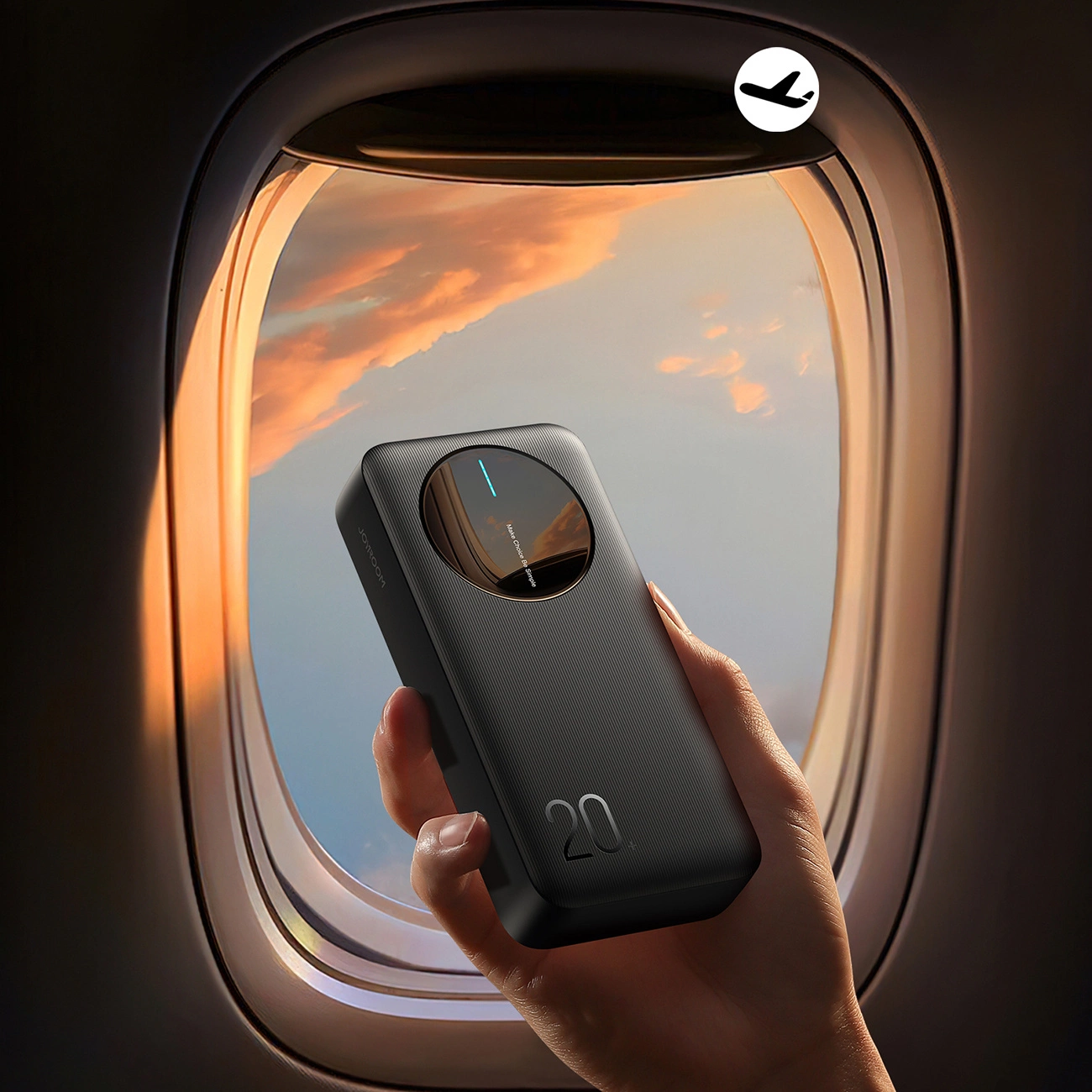 Powerbank Joyroom JR-PBF14 20000mAh 2.4A 2x USB-A 1x USB-C - black, Joyroom JR-PBF14 JR-PBF14