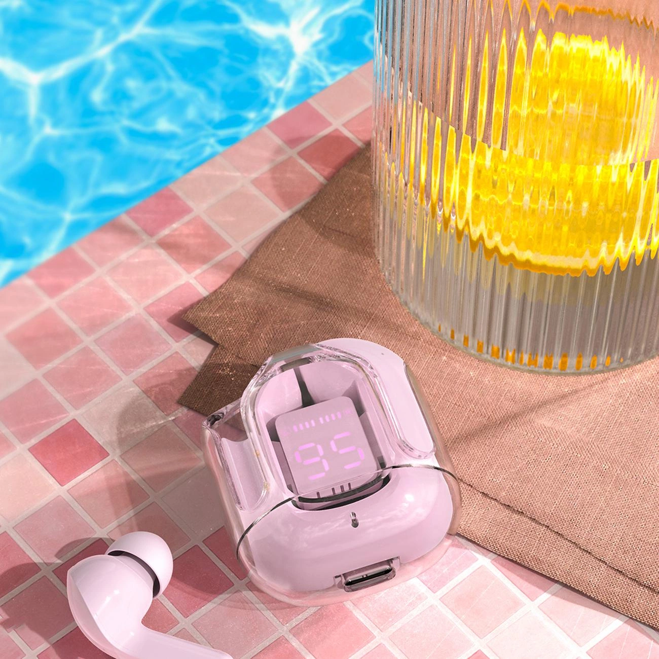 Acefast T6 TWS Bluetooth In-Ear Wireless Headphones - Pink, Acefast 6974316281566 6974316281566