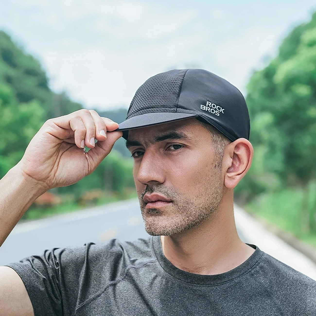 Rockbros 18230005001 cycling cap with peak - black, Rockbros 7793598347499 7793598347499