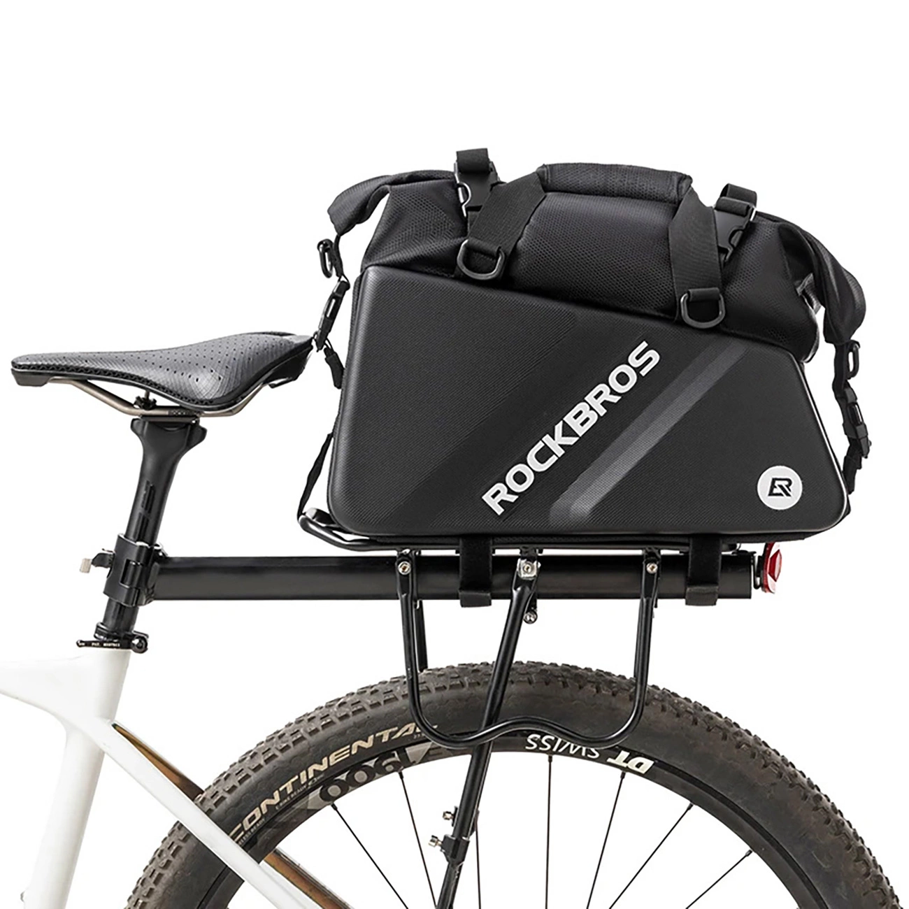 Rockbros 30140090001 bicycle bag for trunk 11.6l - black, Rockbros 5907769361425