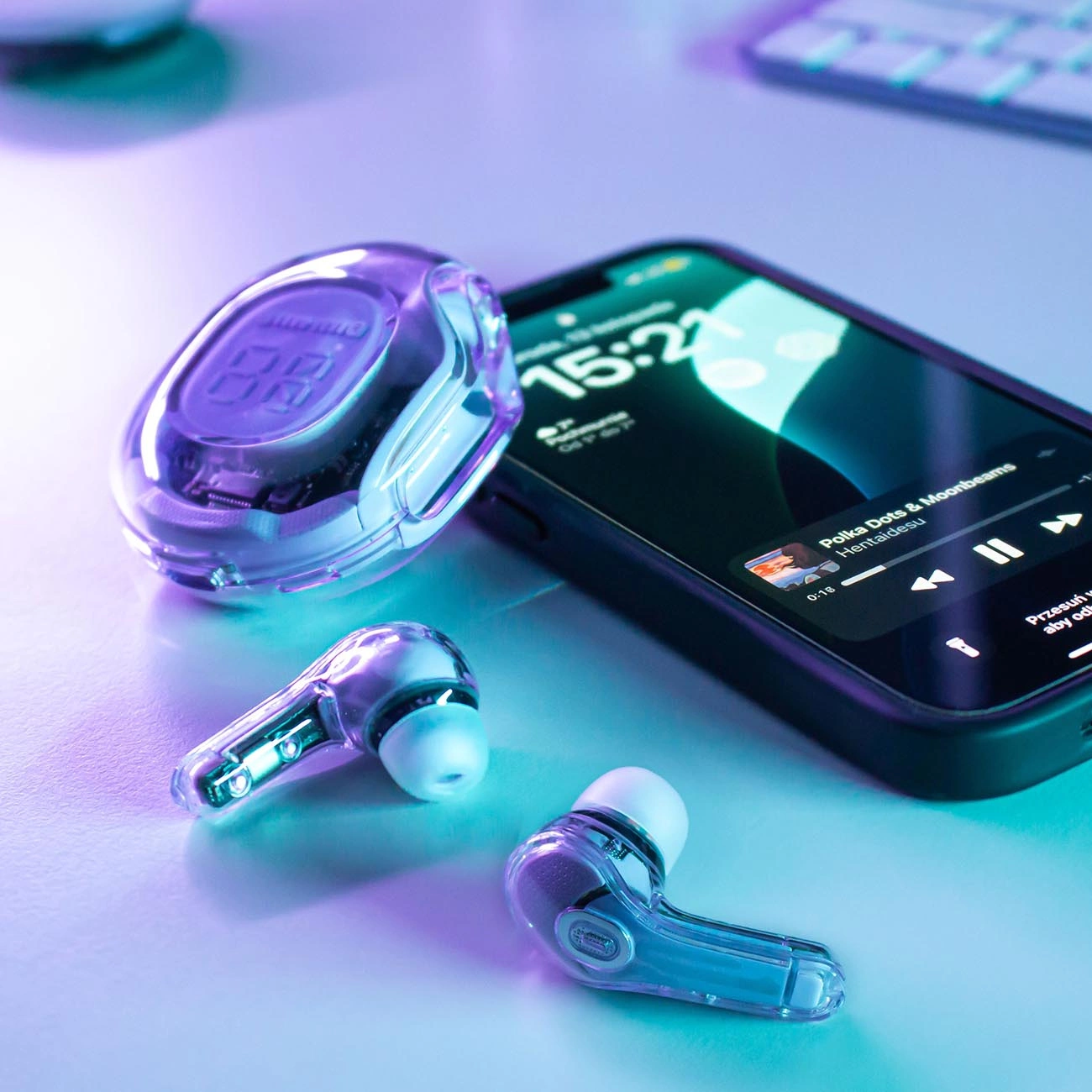 Acefast T8 TWS Bluetooth Wireless Headphones - Light Blue, Acefast 6974316282235 6974316282235