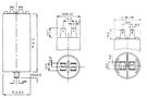 Motor Capacitor 2uF±5%/475V+GRD Ø28x55mm, DUCATI W1-11002/DUC 8014025098876
