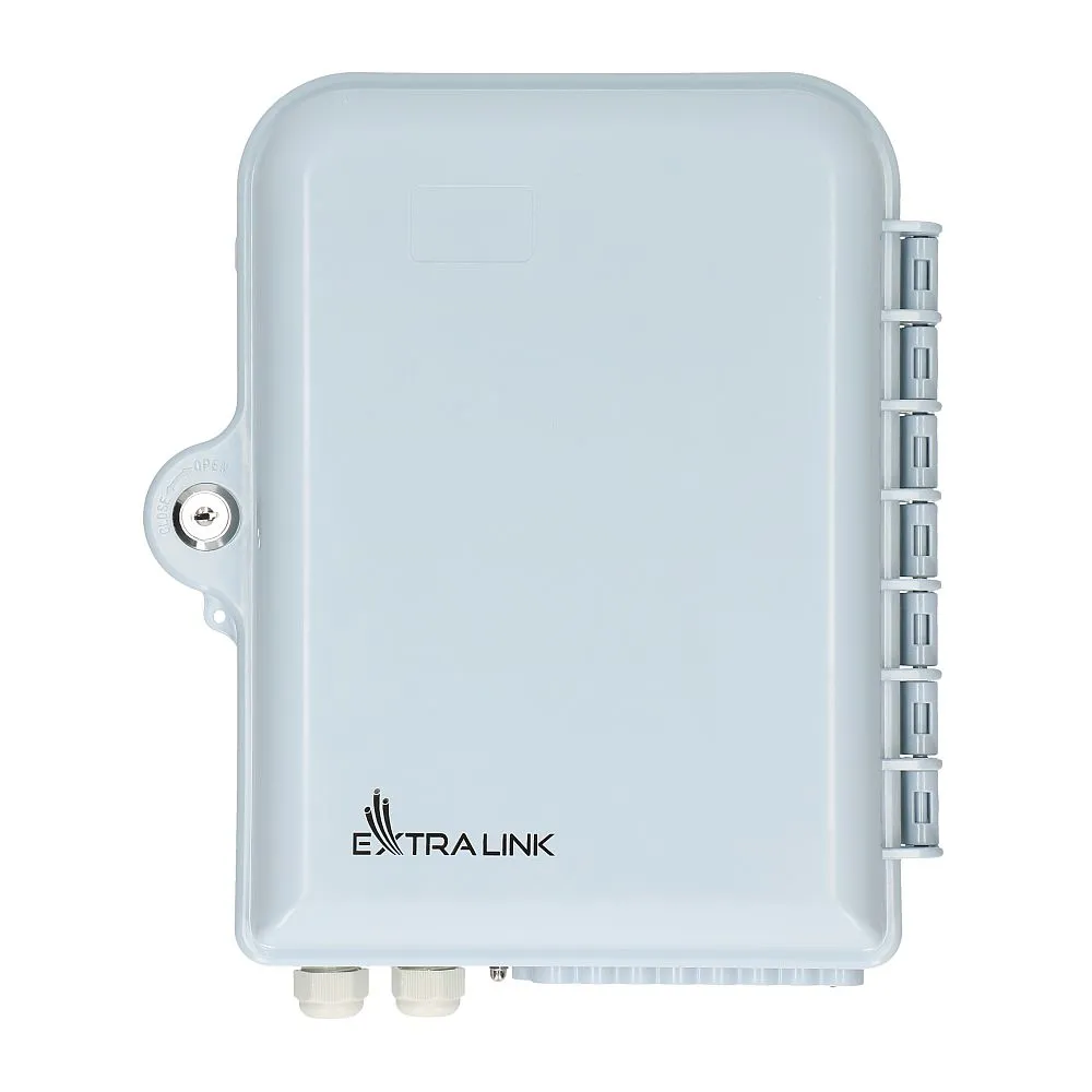 Extralink Emma Fiber Optic Box, 16 Splices, White, EXTRALINK EX.0394 5902560360394