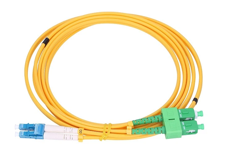 Extralink Patchcord SC/APC-LC/UPC, Single-mode, Duplex, G652D, 3mm, 2m, EXTRALINK EX.9267 5902560369267