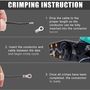 Non-insulated Terminals Ratchet Crimping Tool (1.5-6mm²)176mm, CP-151B Pro'sKit CP-151B