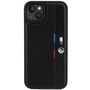 BMW Perforated Tricolor Line case for iPhone 15 / 14 / 13 - black, BMW 3666339234690 3666339234690