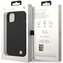 BMW Silicone Metal Logo case for iPhone 15 / 14 / 13 - black, BMW 3666339200077 3666339200077