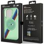 BMW M Tricolor Stripes MagSafe case for iPhone 15 Pro - green, BMW 3666339144968 3666339144968