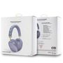 Guess GCube Metallic Script Logo Headphones - Purple, Guess 3666339220815 3666339220815