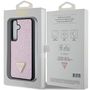Guess Rhinestone Triangle case for Samsung Galaxy S24+ - pink, Guess 3666339241070 3666339241070