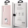 Karl Lagerfeld Silicone Choupette Metal Pin case for Samsung Galaxy S23 - pink, Karl Lagerfeld 3666339242237 3666339242237