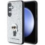 Karl Lagerfeld Fixed Glitter Ikonik Logo Metal Pin case for Samsung Galaxy S24+ - silver, Karl Lagerfeld 3666339242121