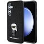 Karl Lagerfeld Fixed Glitter Ikonik Logo Metal Pin case for Samsung Galaxy S24+ - black, Karl Lagerfeld 3666339242091 3666339242091