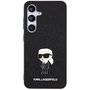 Karl Lagerfeld Fixed Glitter Ikonik Logo Metal Pin case for Samsung Galaxy S24+ - black, Karl Lagerfeld 3666339242091 3666339242091