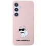 Karl Lagerfeld Silicone Choupette case for Samsung Galaxy S24+ - pink, Karl Lagerfeld 3666339242367 3666339242367