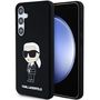 Karl Lagerfeld Silicone Ikonik case for Samsung Galaxy S24+ - black, Karl Lagerfeld 3666339242305 3666339242305