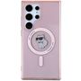 Karl Lagerfeld IML Choupette MagSafe case for Samsung Galaxy S24 Ultra - pink, Karl Lagerfeld 3666339243142 3666339243142