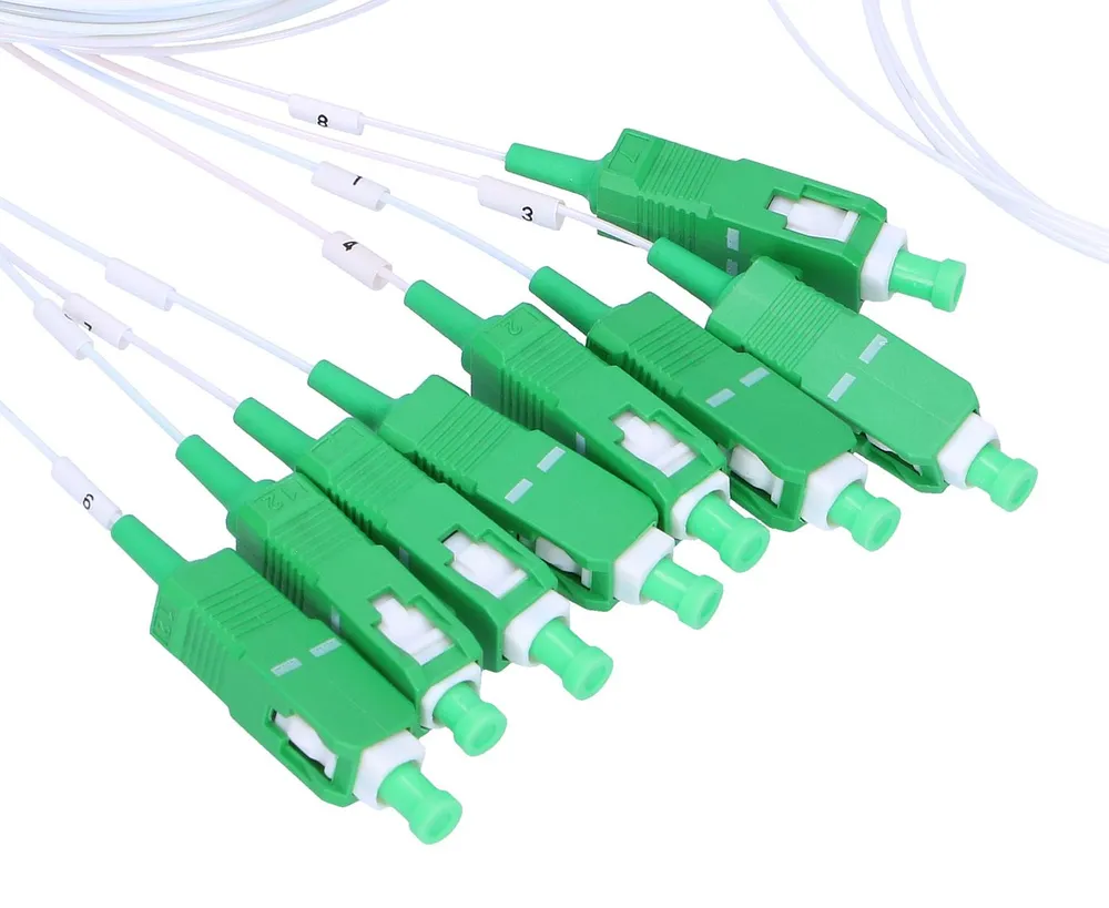 Extralink 1:8 PLC SC/APC | Splitter | 900um, 1,5m, EXTRALINK EX.0660 5902560360660