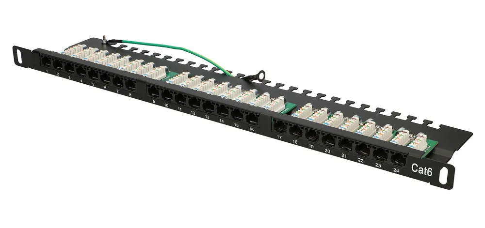 Extralink CAT6 UTP 0.5U | Patchpanel | 24 port, EXTRALINK EX.9663 5902560369663