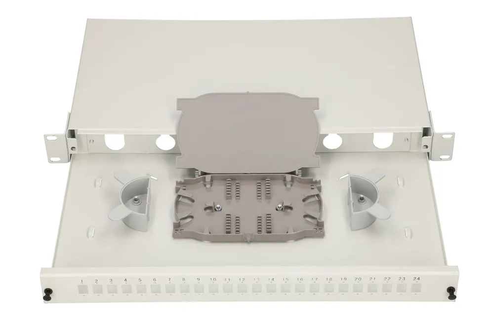 Extralink 24 Core V2 | Patch panel | 24 port, white, EXTRALINK EX.12172 5903148912172