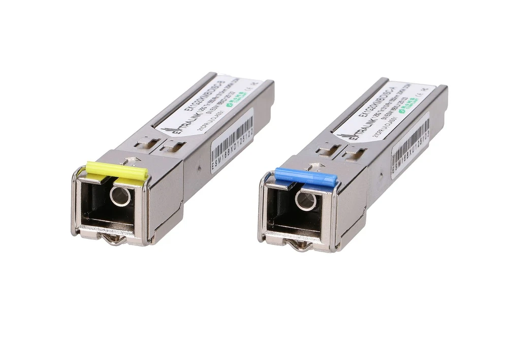 Extralink SFP 1.25G | SFP WDM Module | 1,25Gbps, 1310/1550nm, single mode, 20km, SC, DOM, pair, EXTRALINK EX.2213 5902560362213