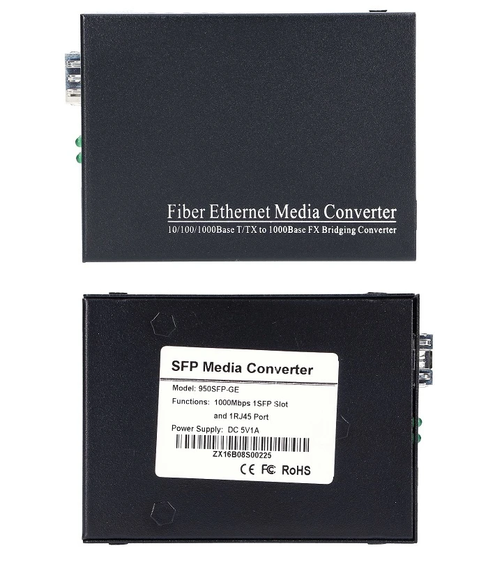 Extralink Sedir | Media converter | 1x SFP, 1x RJ45 1000Mb/s, MC220 replacement, EXTRALINK EX.3296 5902560363296