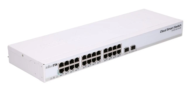 MikroTik CRS326-24G-2S+RM | Switch | 24x RJ45 1000Mb/s, 2x SFP+, MIKROTIK CRS326-24G-2S+RM 4752224002198