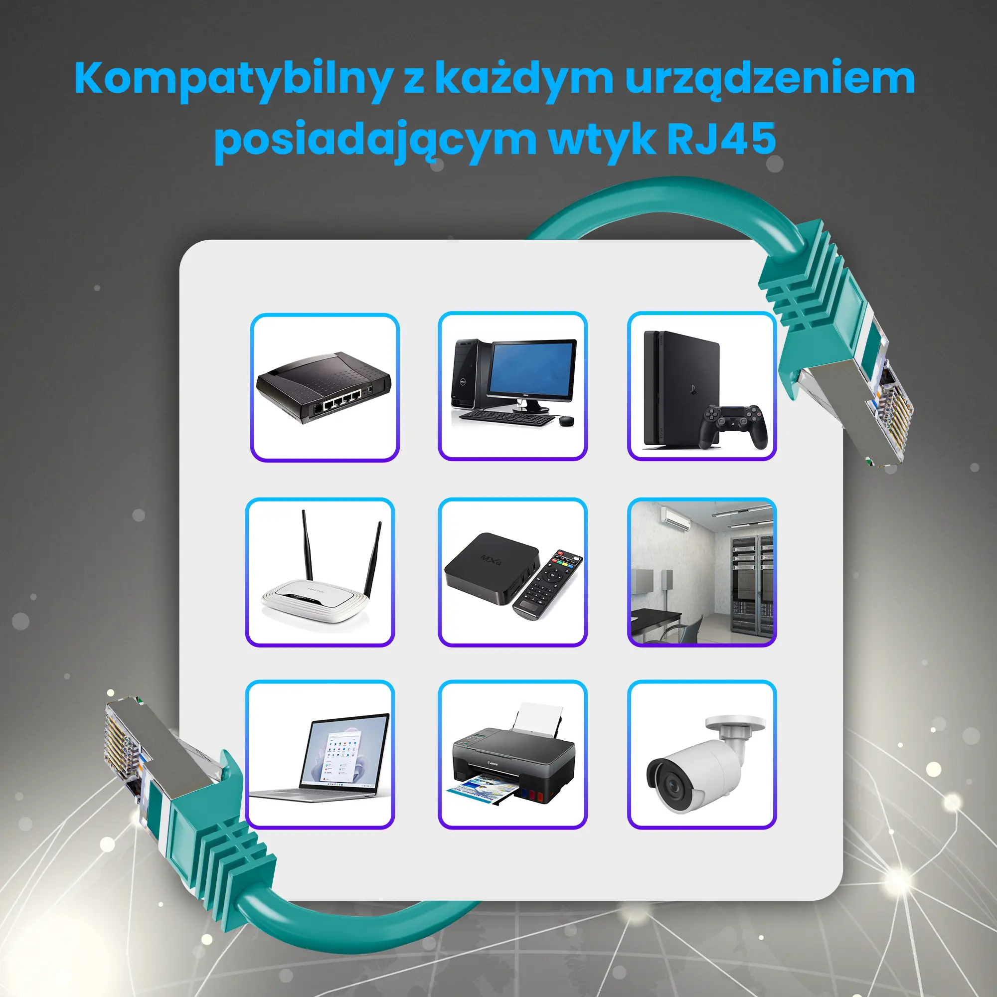 Extralink Kat.6 FTP 2m | LAN Patchcord | Copper twisted pair, 1Gbps, EXTRALINK EX.7737 5902560367737