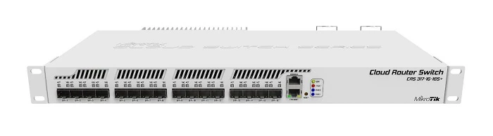 MikroTik CRS317-1G-16S+RM | Switch | 1x RJ45 1000Mb/s, 16x SFP+, MIKROTIK CRS317-1G-16S+RM 4752224002167