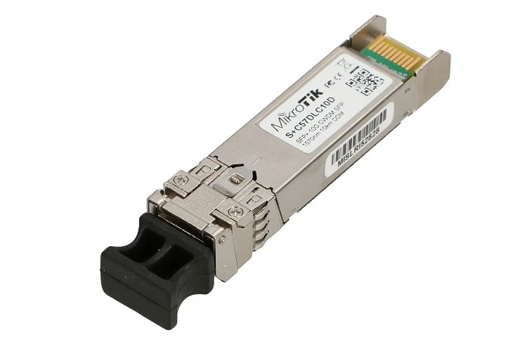 MikroTik S+C57DLC10D | SFP+ Module | CWDM, 10Gb/s, 1570nm, 2x LC, 10km, DDM, Single mode, MIKROTIK S+C57DLC10D 5903148916804