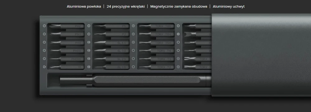 Xiaomi Mi | Precision Screwdriver Kit | 24 in 1, grey, XIAOMI XIAOMI SCREWDRIVERS KIT 6934177724404