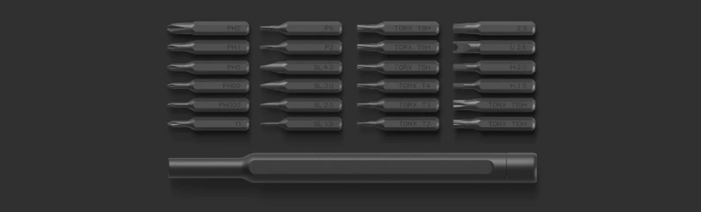 Xiaomi Mi | Precision Screwdriver Kit | 24 in 1, grey, XIAOMI XIAOMI SCREWDRIVERS KIT 6934177724404