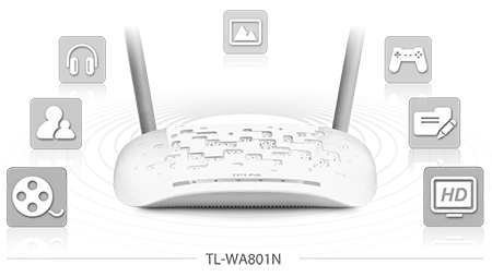 TP-Link TL-WA801N | Access point | N300, 1x RJ45 100Mb/s, Passive PoE, TP-LINK TL-WA801N 6935364052461