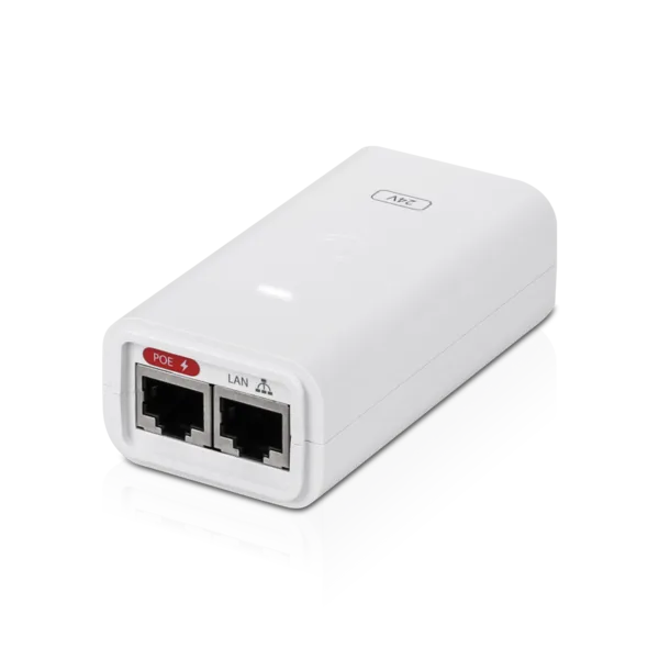 Ubiquiti POE-24-7W-G-WH | PoE Power supply | 24V, 0,3A, 7W, Gigabit, White, UBIQUITI POE-24-7W-G-WH-EU 0817882025140