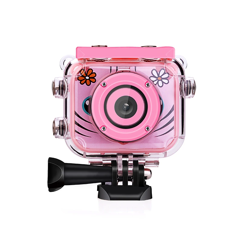 Extralink Kids Camera H18 Pink | Camera | 1080P 30fps, IP68, 2.0" screen, EXTRALINK EXTRALINK H18 PINK ACTION 5903148918754