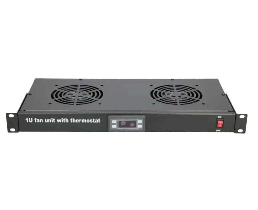 Extralink | Fan panel | 19", 2 fans, with thermostat, EXTRALINK EX.19089 5903148919089