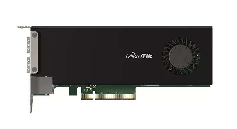MikroTik CCR2004-1G-2XS-PCIe | PCIe Card | 2x SFP28, 1x RJ45 1000Mb/s, L6, MIKROTIK CCR2004-1G-2XS-PCIE 4752224007926