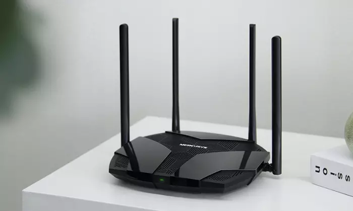 Mercusys MR80X | WiFi Router | AX3000 Dual Band, 4x RJ45 1000Mb/s, MERCUSYS MR80X(EU) 6957939000646