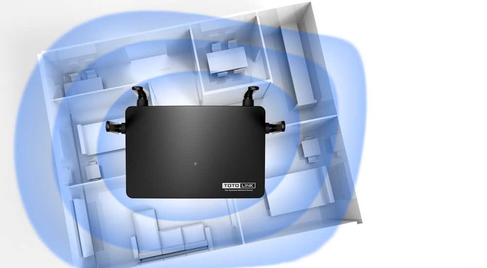 Totolink A720R | WiFi Router | AC1200, Dual Band, 3x RJ45 100Mb/s, TOTOLINK A720R 6952887470138