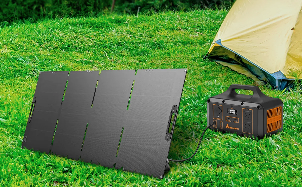 Extralink EPS-120W | Foldable solar panel | for Power Station, EXTRALINK EX.30301 5905090330301
